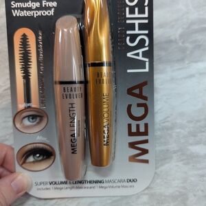 Mega Length and Volume Mascara Duo - Black and Gold